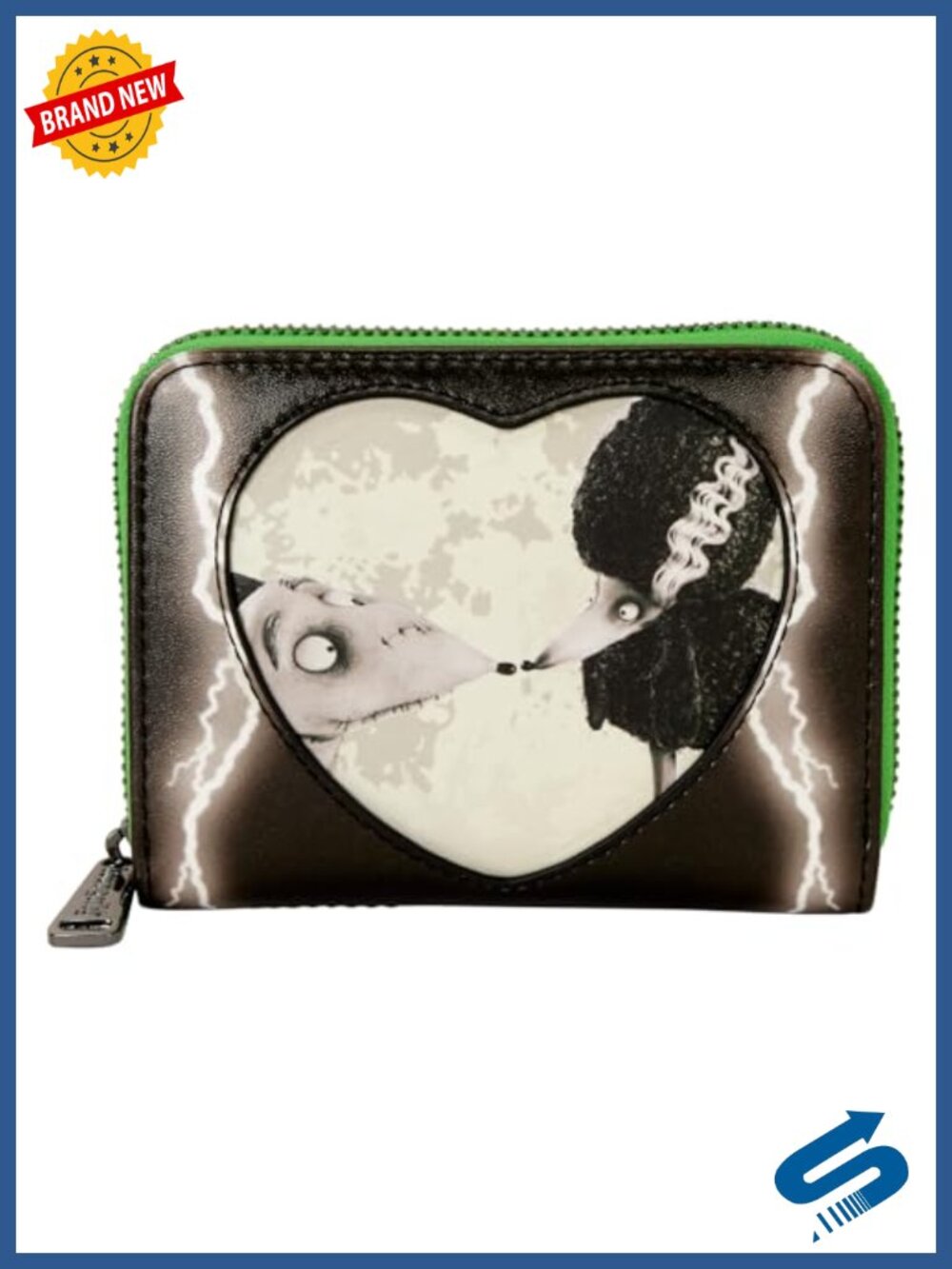 Disney Frankenweenie Zip Around Faux Leather Wallet